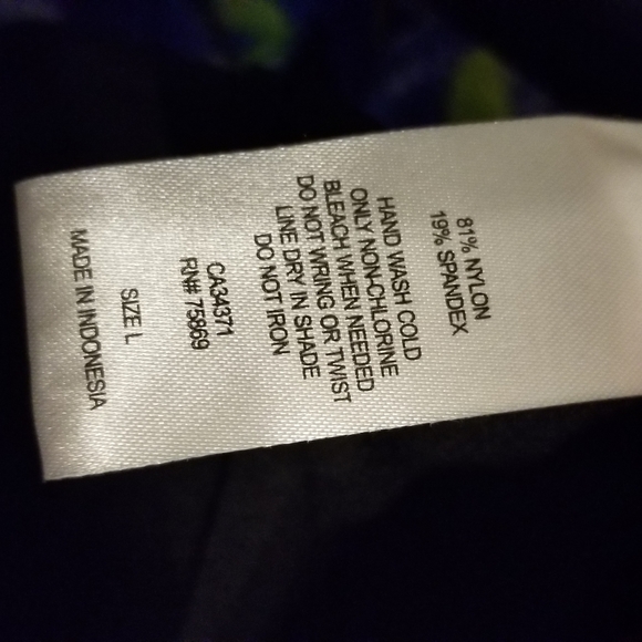 Go by Gossip Tankini Swim Top SZ L NWT - Picture 5 of 7